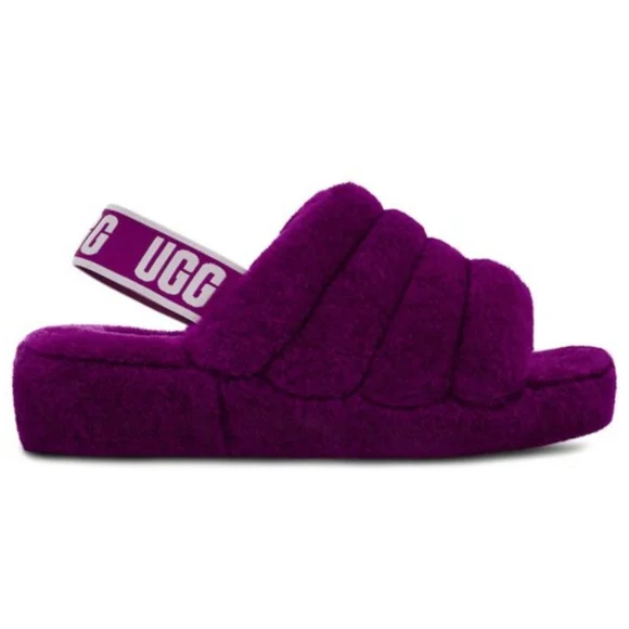 Ugg Fluff Yeah slippers in berrylicious